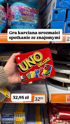Gra karciana UNO Deluxe promocja w Action