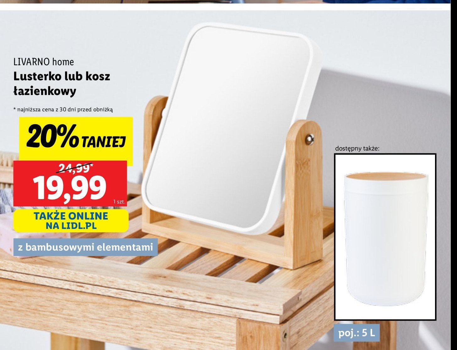Lusterko kosmetyczne promocja w Lidl