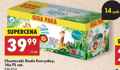 Chusteczki nawilżane Dada everyday promocja