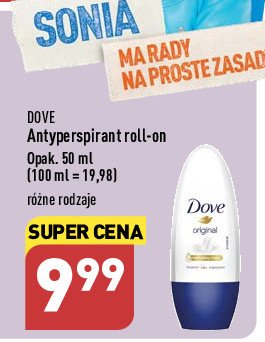 Dezodorant Dove Original promocja