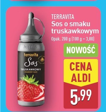 Sos do deser贸w truskawkowy Terravita promocja