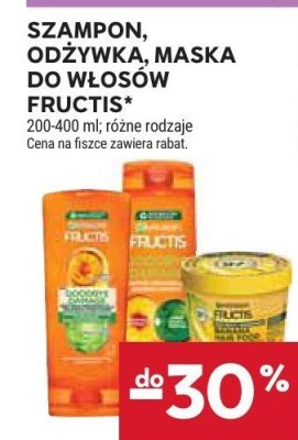 Szampon, odżywka, maska do włosów Garnier Fructis promocja w Stokrotka