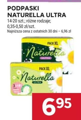 Podpaski Naturella Ultra 14-28 szt. promocja w Stokrotka