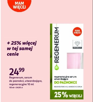 Serum do paznokci Regenerum promocja