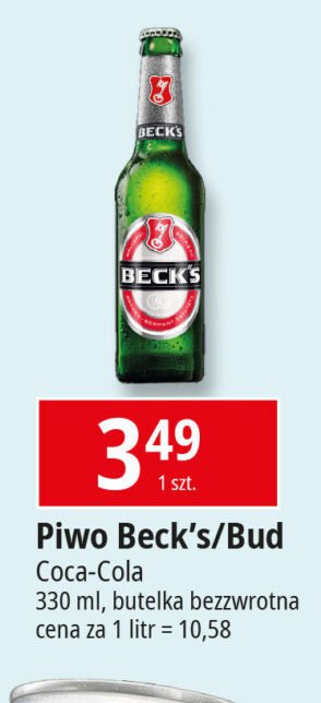 Piwo Beck's blue promocja