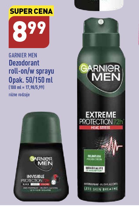 Antyperspirant Garnier men extreme protection promocja