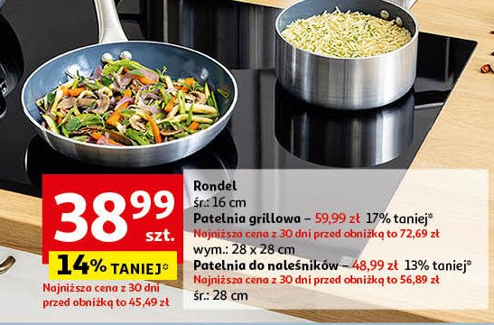 Patelnia do naleśników 28 cm promocja w Auchan