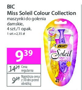 Maszynka do golenia Bic miss soleil colour collection promocja