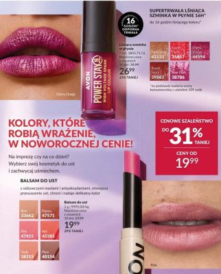 Balsam do ust Pink promocja w AVON
