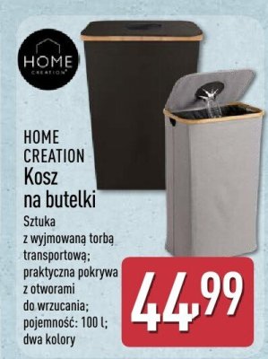 Kosz na butelki HOME CREATION promocja w Aldi