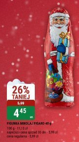 Figurka Mikołaj Figaro 48 g promocja w bi1