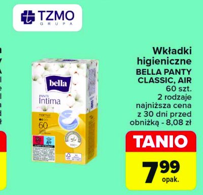 Wkładki higieniczne Bella panty intima promocja