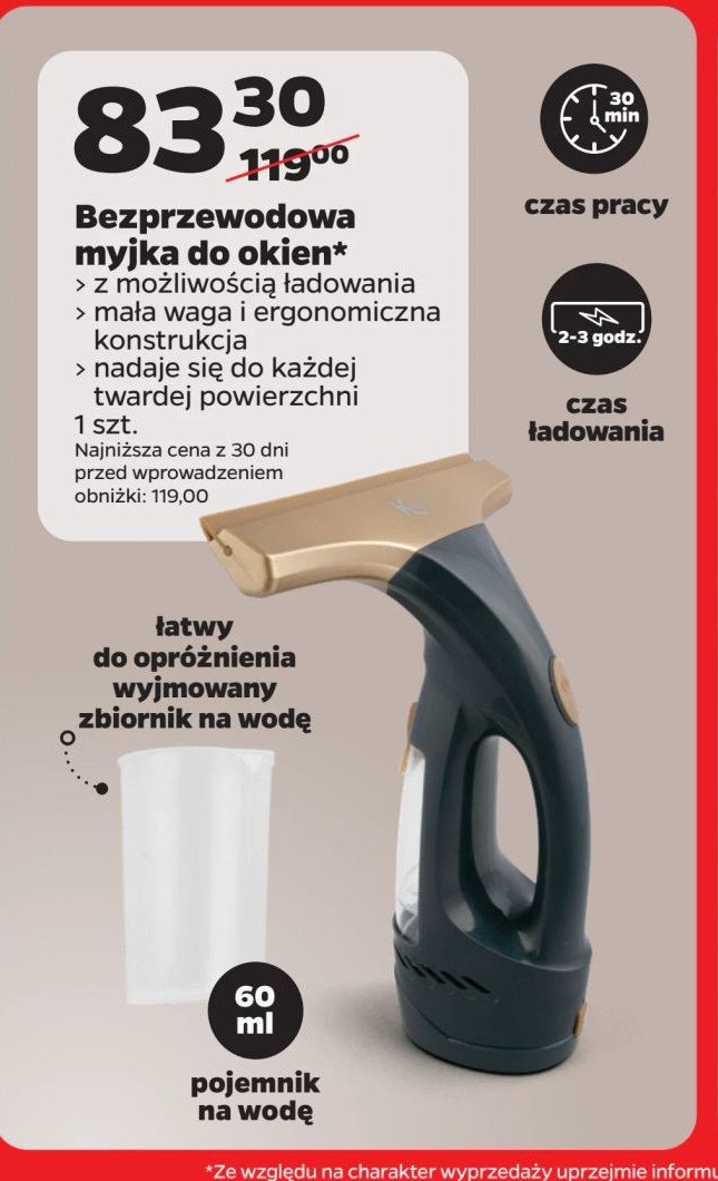 Myjka do okien promocja