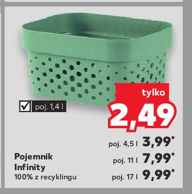 Pojemnik infinity 17 l Curver promocja