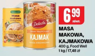 Masa makowa kajmakowa Delecto promocja w Chorten
