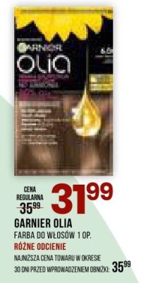 Farba GARNIER OLIA do włosów 1 op, różne odcienie promocja w Drogerie Natura