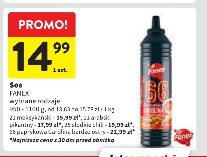 Sos meksykański Fanex promocja