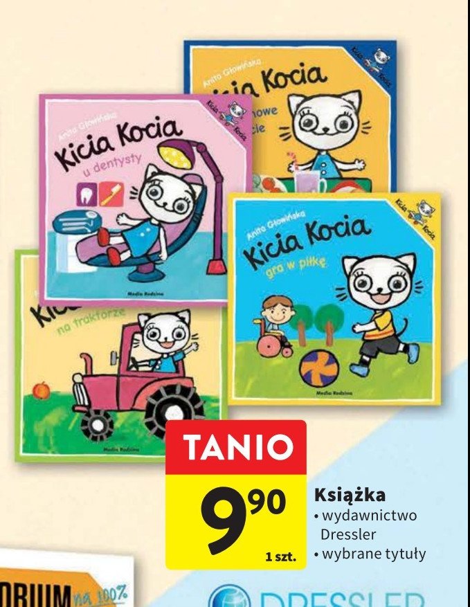 Anita głowińska "kicia kocia na traktorze" promocja