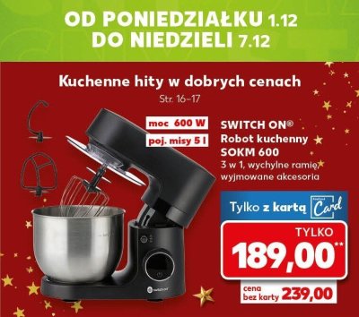Robot kuchenny SOKM 600 promocja w Kaufland