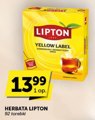 Herbata Lipton Yellow Label promocja w ABC