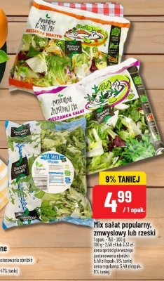 Mix sałat popularny promocja w POLOmarket