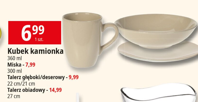 Talerz kamionka 22 cm promocja