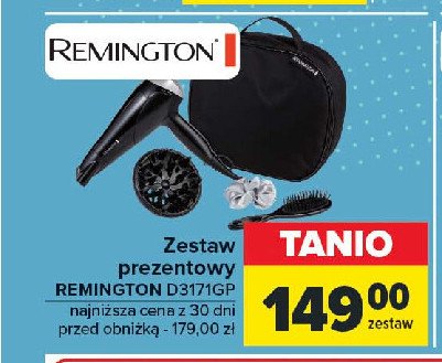 Suszarka d3171gp Remington promocja w Carrefour