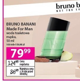Woda toaletowa Bruno banani made for men promocja