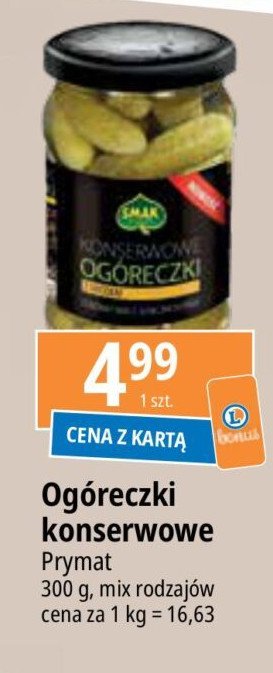 Ogóreczki konserwowe Smak promocja