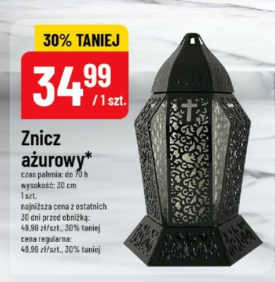 Znicz ażurowy promocja w POLOmarket