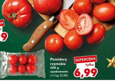 Pomidory rzymskie promocja w Kaufland