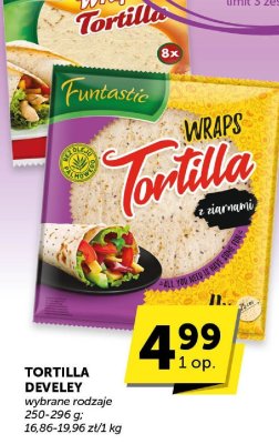 Tortilla Develey wybrane rodzaje promocja w Groszek