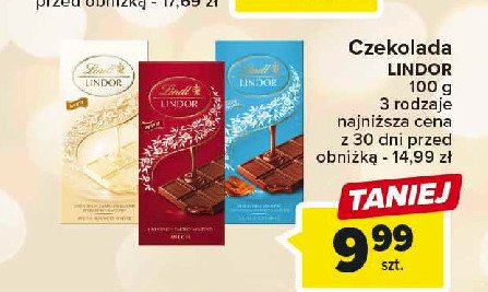 Czekolada ekstra ciemna z nadzieniem Lindt lindor promocja
