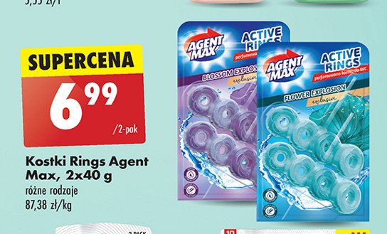 Kostka do wc ocean rings Agent max promocja