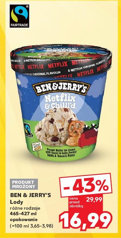 Lody netflix & chill Ben & jerry's promocja