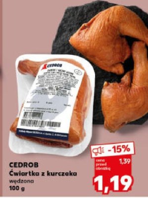Ćwiartka z kurczaka wędzona promocja w Kaufland