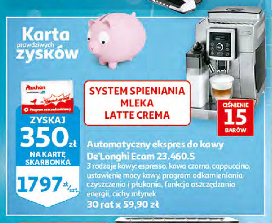 Ekspres automatyczny ecam 23.460 s De'longhi promocja