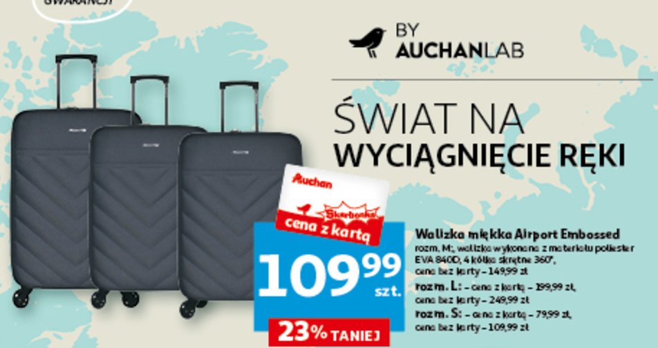 Walizka emossed s Airport promocja