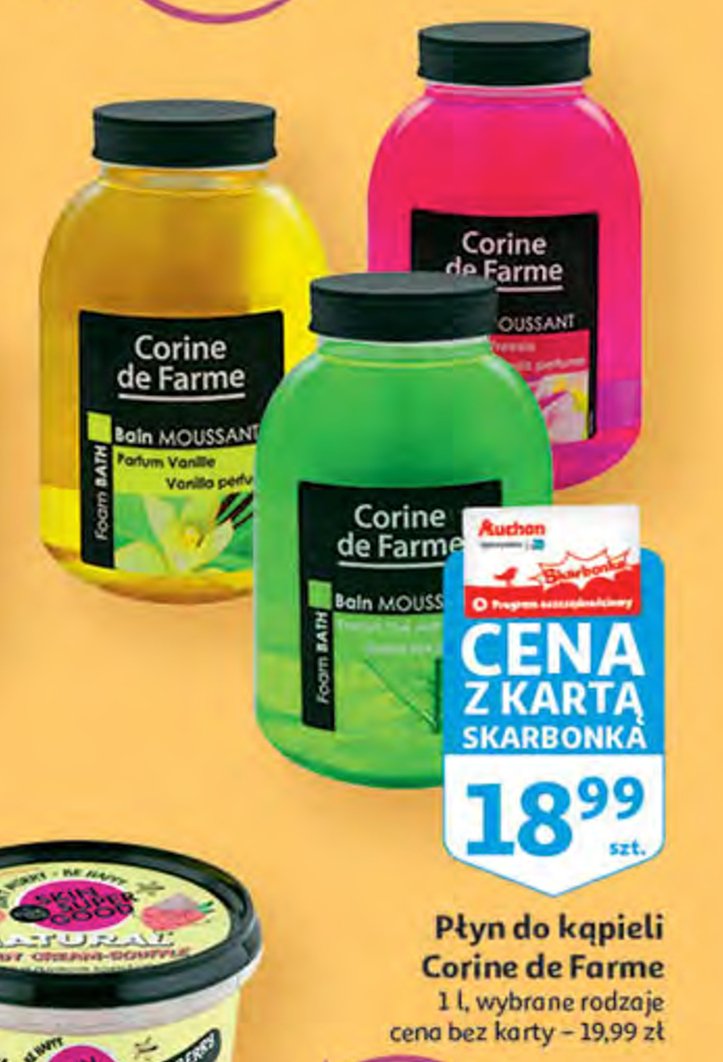 P艂yn do k膮pieli vanilla Corine de farme promocja