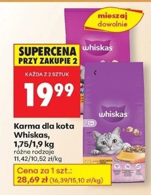 Karma dla kota różne rodzaje promocja w Biedronka