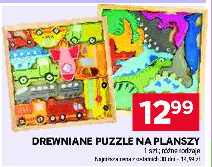 Puzzle drewniane promocja