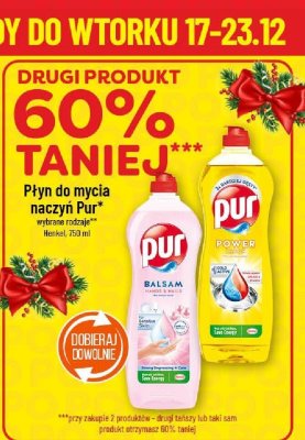 Płyn do mycia naczyń Pur promocja w POLOmarket