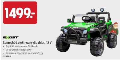 Samochód elektryczny dla dzieci 12 V EXOST promocja w Jula