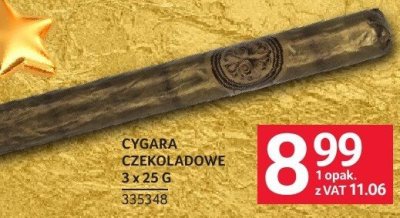 Cygara czekoladowe 3 x 25 g promocja w Selgros