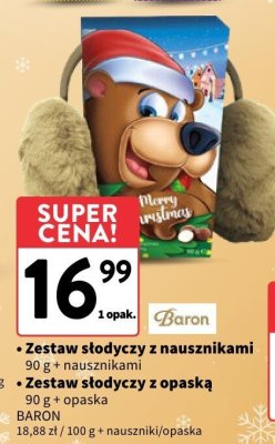 Zestaw słodyczy z opaską promocja w Intermarche