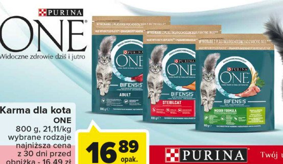 Karma dla kota sterilcat Purina one promocja