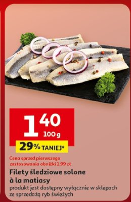 Filety śledziowe promocja w Auchan