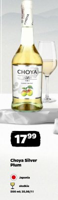 Wino Choya Silver Plum słodkie promocja w Netto