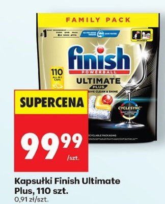 Kapsułki do zmywarki Ultimate Plus 110 szt. promocja w Biedronka
