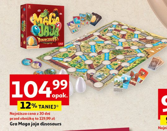 Gra maga jaja dinosaurs Trefl promocja